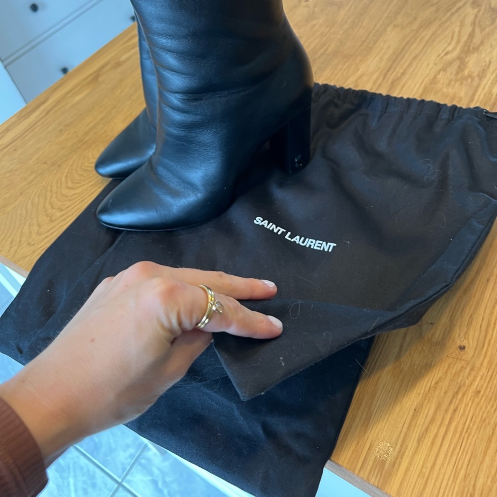 Saint Laurent Lou 95 ankle Boots 7.5 - Picture 9 of 9